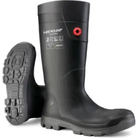 Dunlop LJ2JK01-10 PUROFORT Fieldpro Full Safety Boots Size 10 Charcoal/Grey