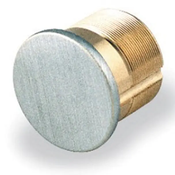 GMS M100D 26D Mortise Dummy Cylinder, 1.36 Diameter, 1 Length, Non-Hollow Solid Brass, Satin Chrome