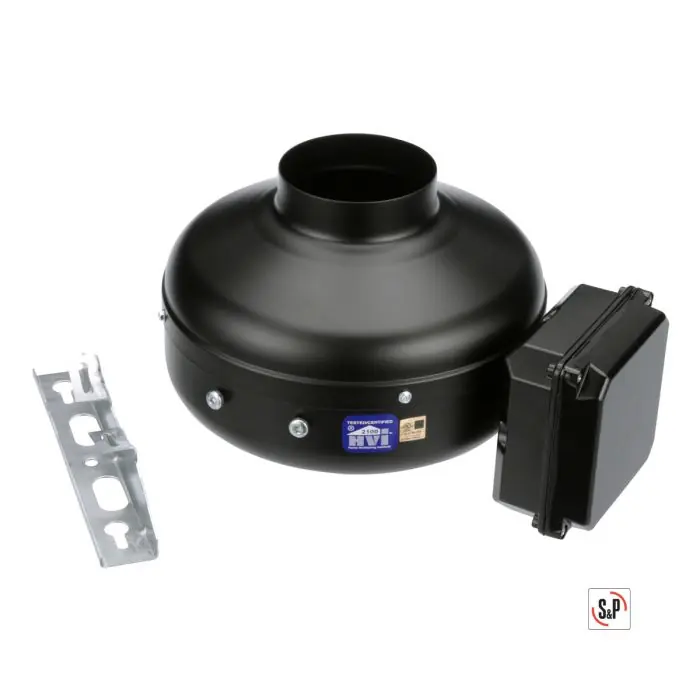 S&P PV-100 S&P Inline Fans 115 VAC 4 INLINE FAN 108 CFM