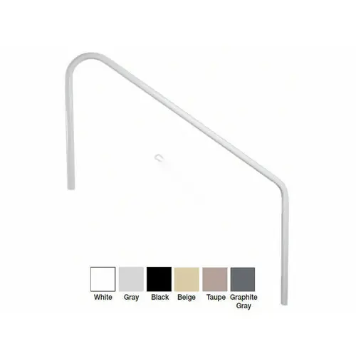 Saftron DTP-248-B Deck To Pool Mounted 2-Bend Handrail