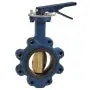NIBCO NLJ300E N200235 Series 2-1/2 in Cast Iron EPDM Locking Lever Handle Butterfly Valve