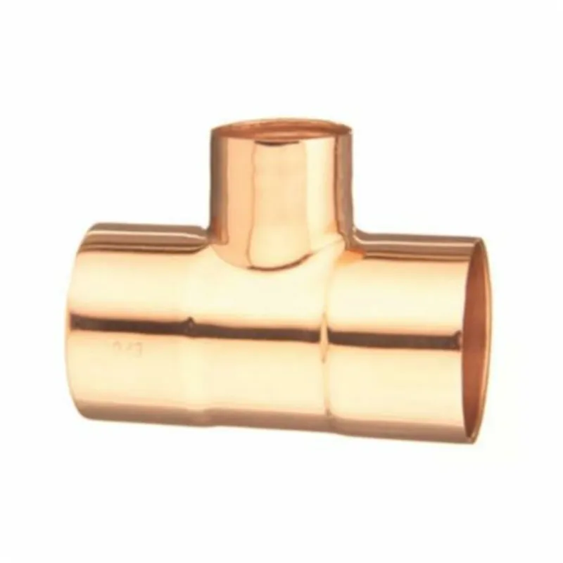 EPC 10033430 111-R Solder Reducing Tee, 6 x 6 x 2-1/2 in, C x C x C, Wrot Copper