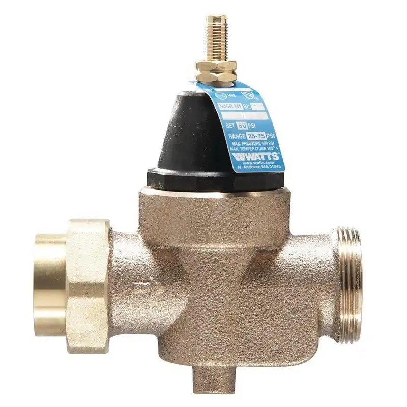 Watts 0009484 LFN45B Series Pressure Reducing Valve 3/4 in 300 psi NPT Union x FNPT