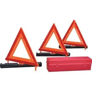 Traffic Safety 1005DTS Triple-Triangle Warning Kit