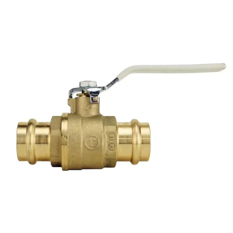 Apollo 94VLF-A Series Full Port Brass Ball Valve, Lead-Free, Press, 4