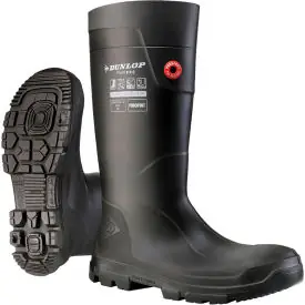 Dunlop Protective Footwear LJ2JK01-03 PUROFORT Fieldpro Full Safety Boots Size 3 Charcoal/Grey