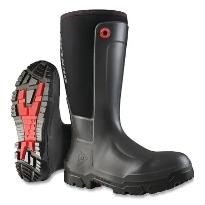 Dunlop NE68A93.12 Snugboot WorkPro Full Safety Boots Composite Toe Men's 12 PUROFORT