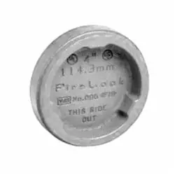Victaulic F080006G00 FireLock 006 Hot Dipped Galvanized Ductile Iron Cap 8 in Grooved