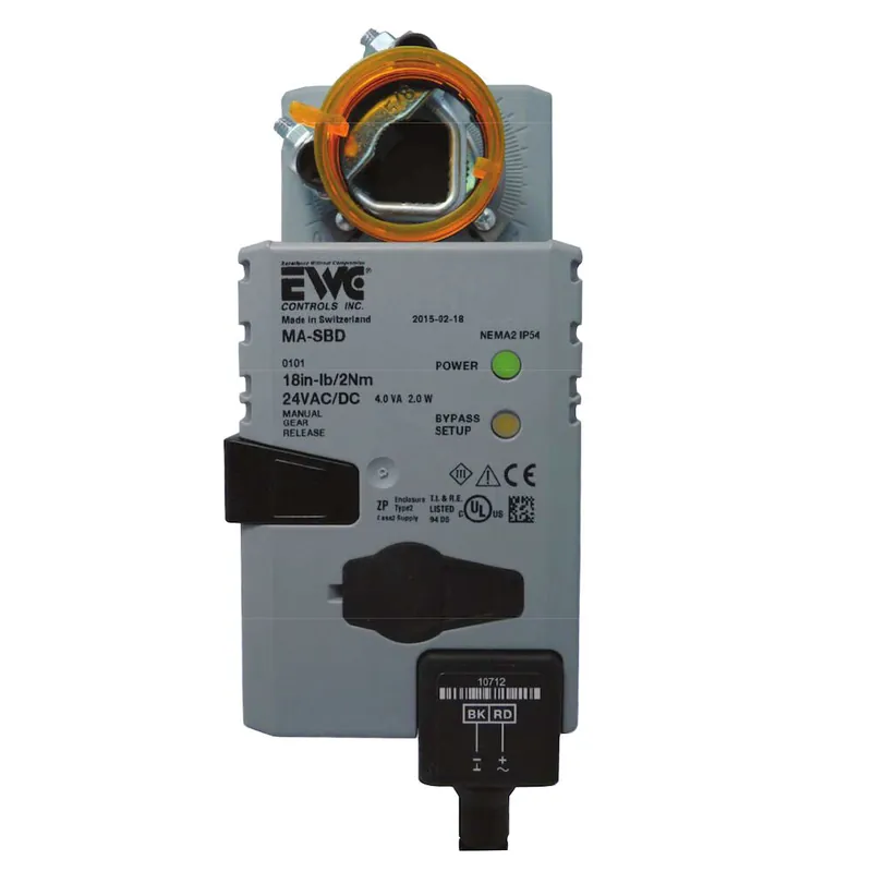 EWC 2418 SBD Series Round Self-Balancing Smart Bypass Damper With Static Pressure Control 8