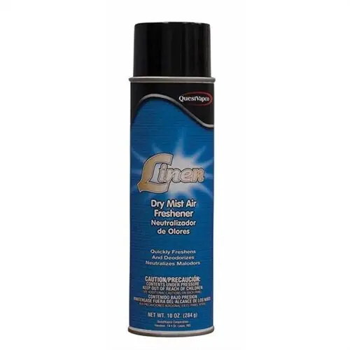 QuestSpecialty 348001 Dry Mist Air Freshener Linen 10 oz Aerosol 348001