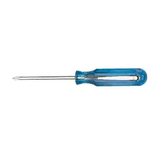 Xcelite P12SN Pocket Clip Phillips Slotted Screwdriver, #0 x 2, Round Shank