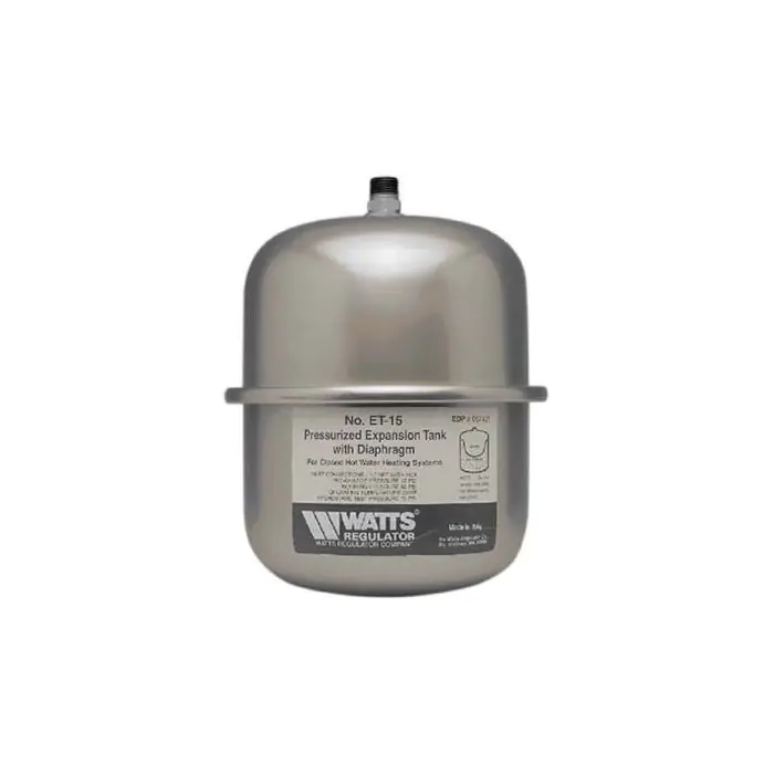 WATTS PLT-5(0067370) Potable Water Expansion Tank 2.1 Gallons 8 Diameter 11 Length Replacement MPN 5533