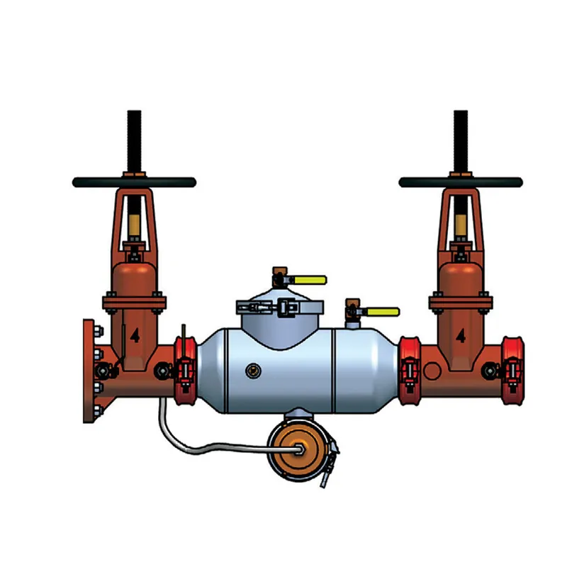 Apollo RPLF4A RP-4ALF Series Reduced Pressure Backflow Assembly With Ball Valve Lead-Free Bronze 1