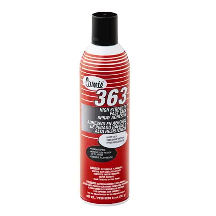 Camie 363 Fast Tack Spray Adhesive 14 oz Case