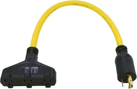 Prime AD060802 12/3 2' T/L To U/G Triple Tap Adapter