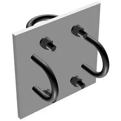COMMSCOPE ANDREW SOLUTIONS XP-2030 Crossover Plate, joins 2-3/8 in to 3-1/2 in OD round members