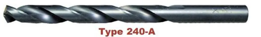 Viking Drill 16640 17/64 x 4-1/8 Black Oxide Heavy Duty High Speed Steel Drill Bit