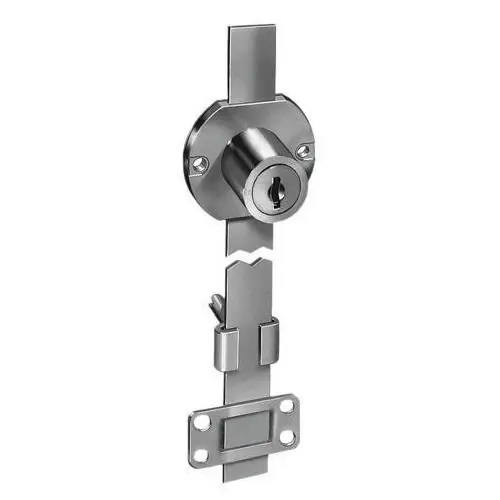 NATIONAL CABINET LOCK D8090-C415-A-3 Drawer Gang Lock, Disc Tumbler, 15/16 Length Cylinder, 11/32 Deadlocking Bar Travel, Bright Brass, With (2) C415A Removable Key