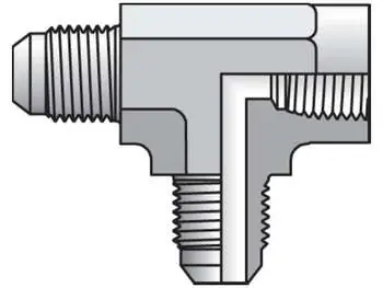 Parker 8MTX-B Triple-Lok 37 Tee MTX