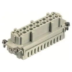 HARTING 09330242716 Han E Female Insert: Han 24 ES Insert-F