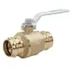 Watts 88005498 LFFBV-3-Press-M1 2 in Brass Full Port Press Ball Valve