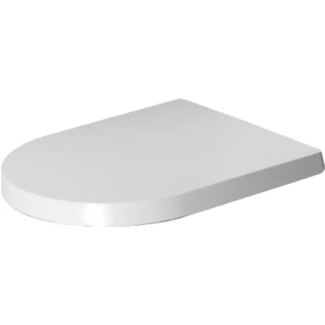 Duravit 0020110000 ME by Starck Elongated Closed Front with Cover Toilet Seat in White