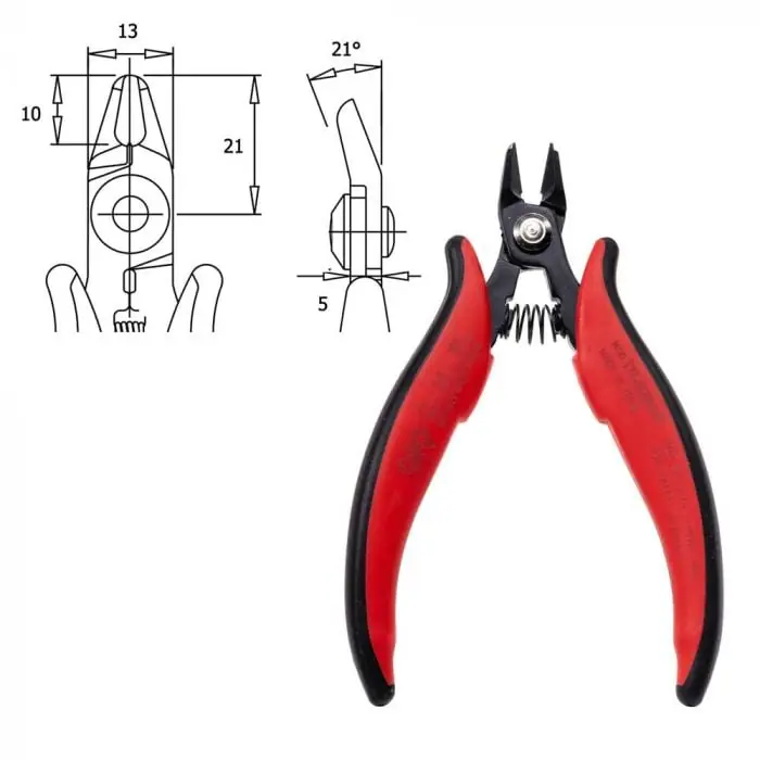 HAKKO TR-5000-R Micro Flush Cutter 14 AWG Copper Wire