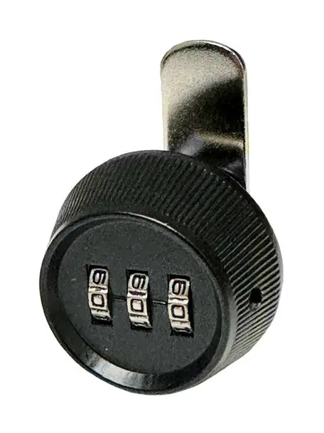 CCL SECURITY PRODUCTS 39021 3/4 CAM LOCK 3-DIAL COMBO BLACK