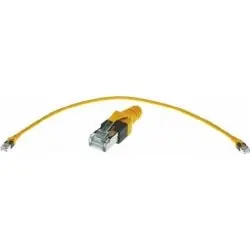 HARTING 09474747112 IP20 RJ45 Cable 8-wire: RJI cord 4x2AWG 26/7 overm. Cat6; 2,5m