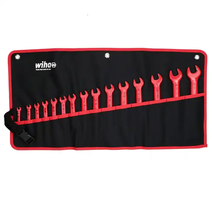 Wiha 20091 Insulated Open Ende Wrench Set 14 Pc Metric