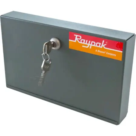 Raypak 005198 Rheem Poolstat Thermostat Cover and Lock Kit