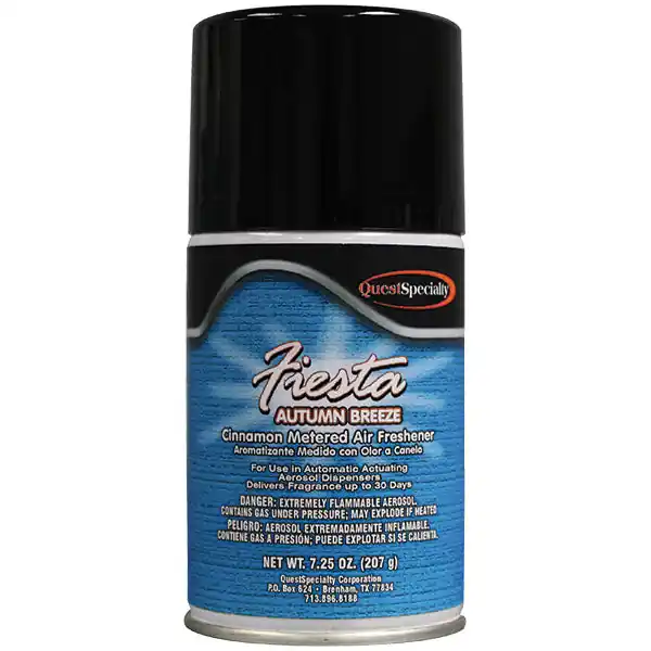 QuestSpecialty 388001 Fiesta Metered Air Freshener Autumn Breeze Cinnamon 7.25 oz Aerosol
