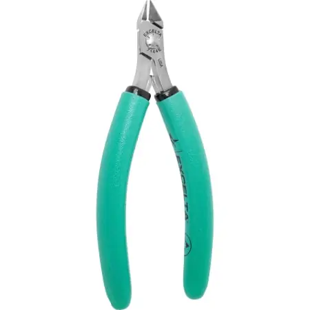 Excelta 7144E Lazer Line Maximum Flush Side Cutter 5-3/4 L 0.005 - 0.042 Soft Wire 7144E-EXC