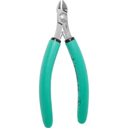 Excelta 7142E Lazer Line Optimum Flush Side Cutter, 5-3/4 L, 0.001 - 0.042 Soft Wire