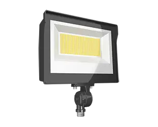 RAB X17XFU60 X17 Adjustable Floodlight Fixture, LED Lamp, 30 W Fixture, 120, 208, 240, 277 V, Bronze Housing