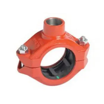 Victaulic LB57072PEF FireLock Style 72 2 x 1/2 in. Orange Enamel Female Reducing Coupling