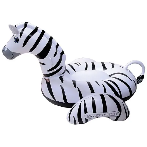 Swimline 90714 Giant Zebra Ride-On Pool Float