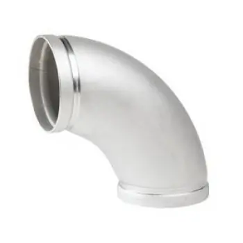 Victaulic F024410X16 FireLock Style 10S 2-1/2 in. Grooved Schedule 10 316L Stainless Steel 90 Degree Elbow