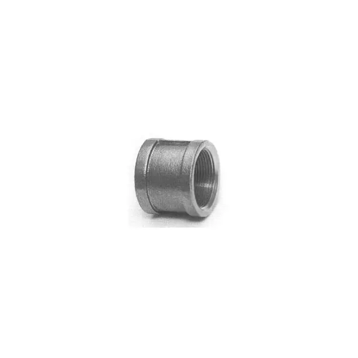 Midland Industries 69418 Black Malleable Extra Heavy-Duty 300 lb. Coupling 2 IPF