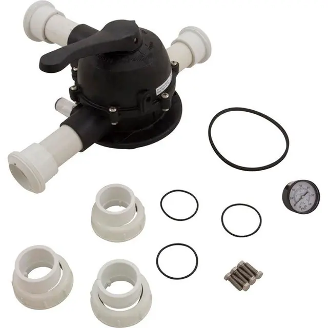 Carvin 39258405R Multiport Valve 15VK-24 1-1/2 6 Pos w/ Unions