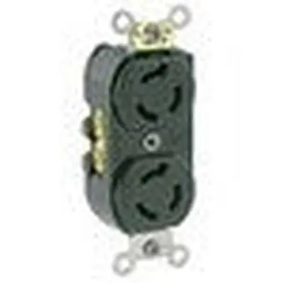 Leviton 4550 Duplex Locking Receptacle 15 Amp 250 Volt Replacement MPN