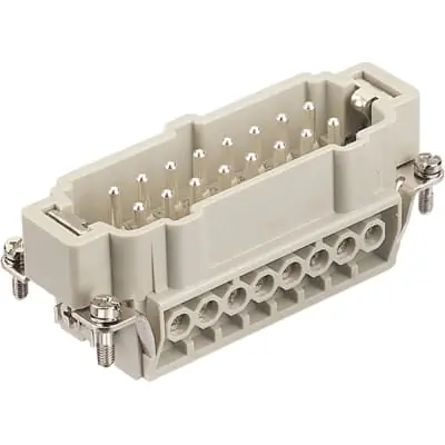 HARTING 09330162611 Han E Male Insert: Han 32E male insert (17-32)