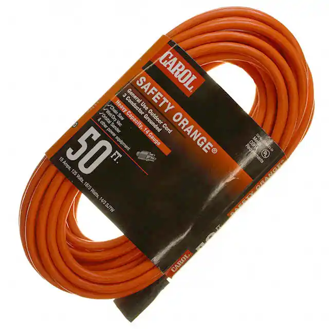 Prysmian Group 03356.63.04 14-3C SJTW Cord 50’ PVC Jkt Org 300V