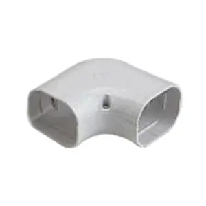 Rectorseal 86011 Slimduct 90 Degree Flat Ell White 77