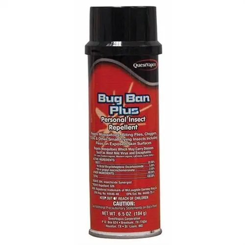 QuestSpecialty 435001 Bug Ban Insect Repellent 6 oz Aerosol