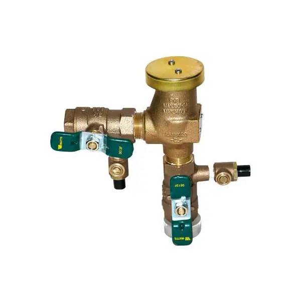 Watts 387096 800M4QT Series Anti-Siphon Pressure Vacuum Breaker, 1/2