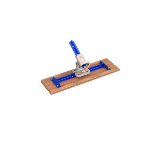 Bon 82-147 Wood Bull Float - Square End 24 x 7 1/4 with Rock N Roll Bracket