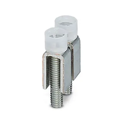 Phoenix Contact 0203438 Terminal Block Fixed Bridge Silver 2-Position 6 mm Pitch