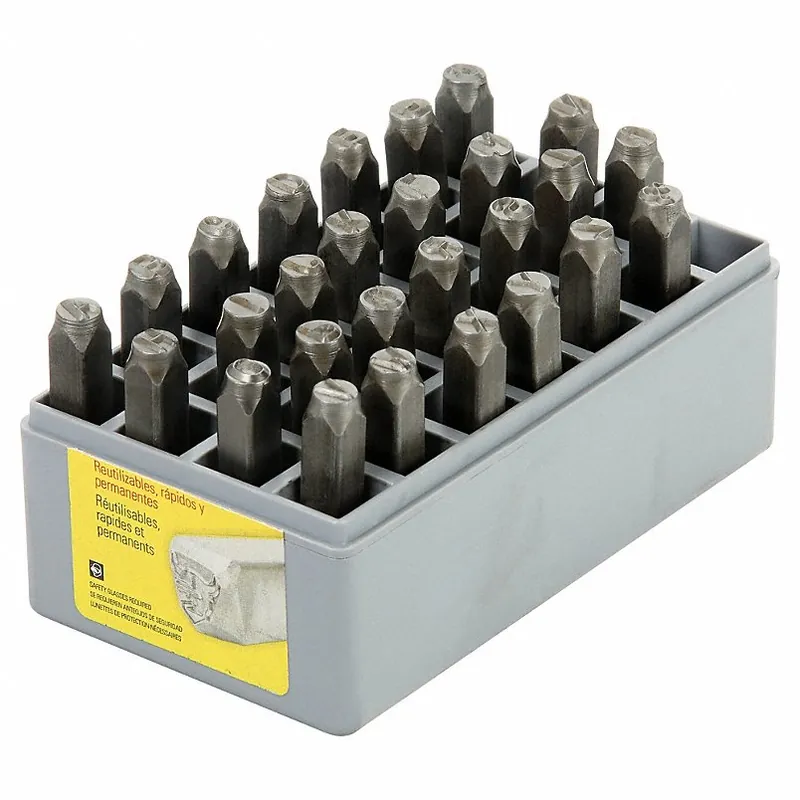 C.H. Hanson 20300 Standard Steel Hand Stamp Set 1/4 in A thru Z