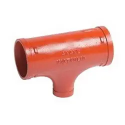 Victaulic FB76025P00 FireLock Style 25 2 x 2 x 1-1/2 in Grooved 1000 psi Painted Ductile Iron Tee